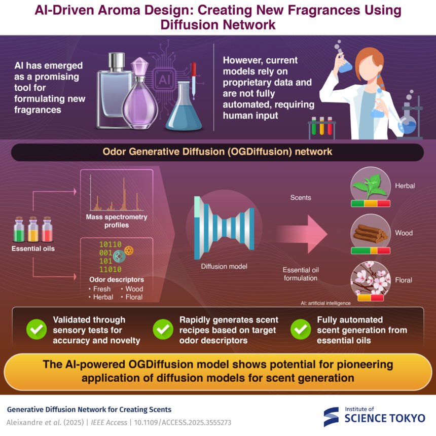 Generative AI masters the art of scent creation