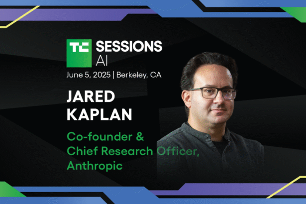 Anthropic Co-founder Jared Kaplan to Speak at TechCrunch Sessions: AI