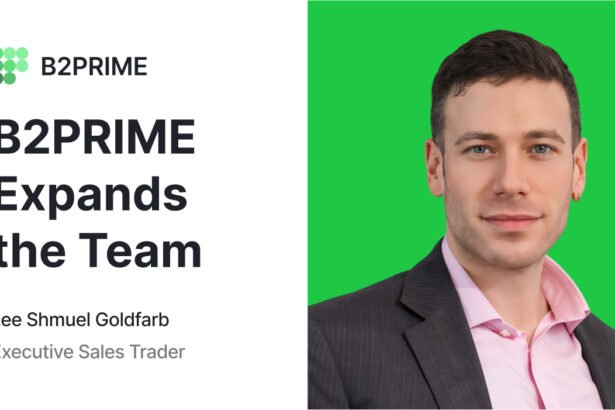 B2PRIME Boosts Institutional Team with Addition of Lee Shmuel Goldfarb from Edgewater Markets