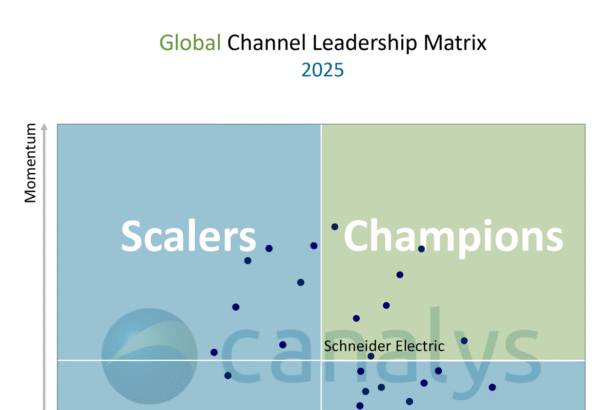 Schneider Electric Named Top Champion in Inaugural Canalys Global Channel Leadership Matrix