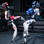 The Humbling of the Gloating Robot: A Historic Humanoid Boxing Match