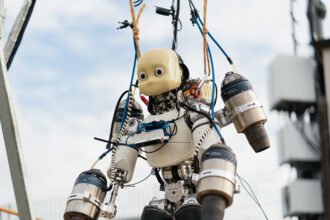 Revolutionary Humanoid Robot Masters Flight with Jet Engines and AI Technology