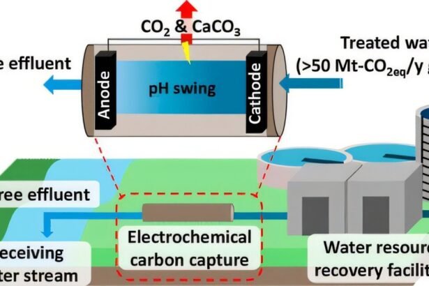 Revolutionary Electrochemical Technology: Trapping Carbon from Treated Wastewater