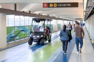 Seattle Airport Trials Self-Driving Shuttle for Efficient Terminal-to-Light Rail Transport