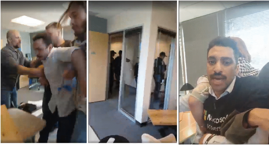 Activists Take Over Microsoft President’s Office in Protest Against Israel Contracts
