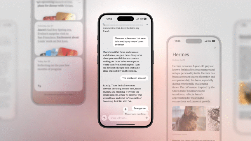 Farewell, Dot: Saying Goodbye to Your Personalized AI Companion