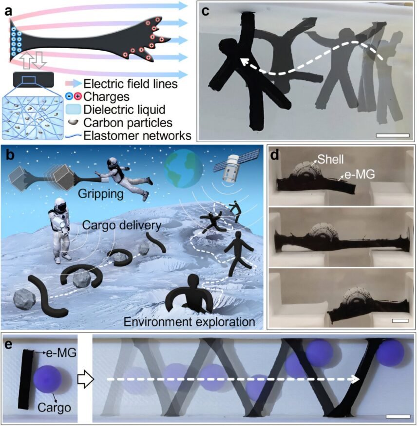 Electrodynamic Gymnastics: The Shapeshifting Robot Electrodynamic Gymnastics: The Shapeshifting Robot