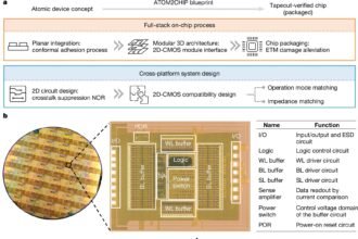 Revolutionary Breakthrough: The Invention of a Hybrid Chip with 2D Materials and Silicon Circuitry